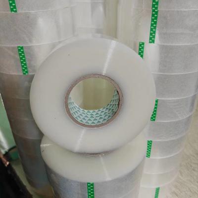 China Jumbo Bopp Tape Roll Transparent Sealing Bopp Tape Packaging Suppliers for sale