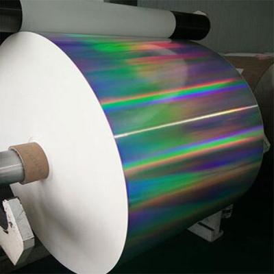 China Transfer Pet Metallized Holographic Paper / Cardboard For Printing And Packing for sale