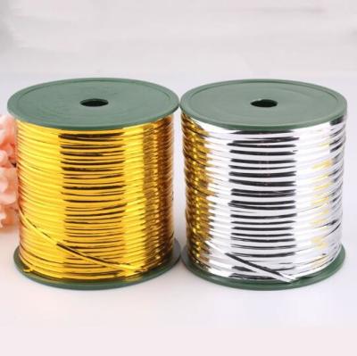 China Venta al por mayor 6-15cm Cintas de cable de oro y plata, Cintas de cable de color para regalo de comida de pan, cuerdas de correa de torsión de sellado en venta