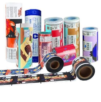 China Customized  printing 110mic.100mic pet+al+pe film on roll for  Food Packaging  Bag for sale