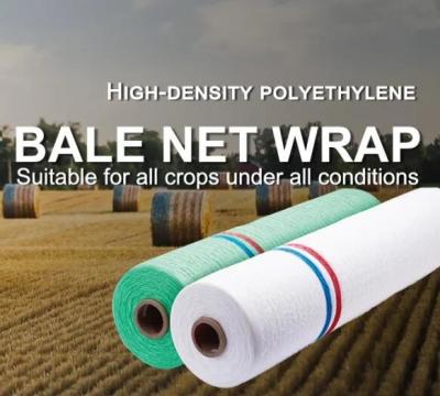 China Virgin HDPE Agriculture Silage Bale Wrap Net , Round Bale Feeder Net Haylage Bale Warp Net for sale