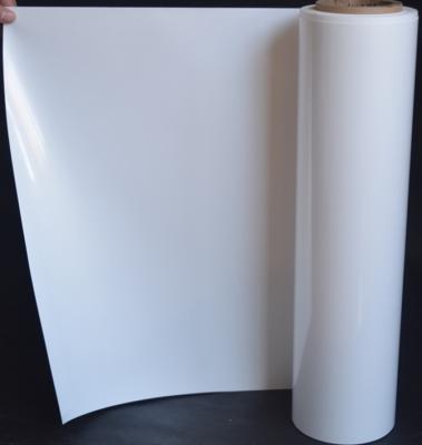 China 12um Label Advertising Industry White Flexible Packaging Film for sale