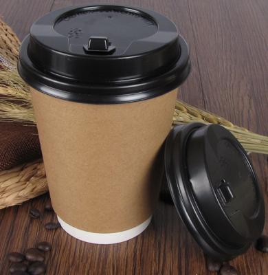 China 8oz Biodegradable Paper Cup , Disposable Milk Tea Kraft Paper Cup for sale