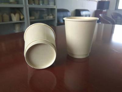 China Nenhum copo de papel descartável do PLA do odor, copo de papel dobro da parede da pá de bambu à venda