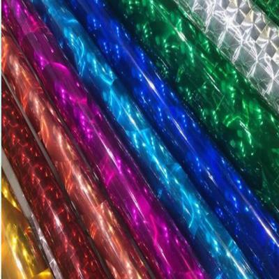 China 3D lens Colorful Cat Eye Film , Colorful PET Sequin BOPP Packaging Film for sale