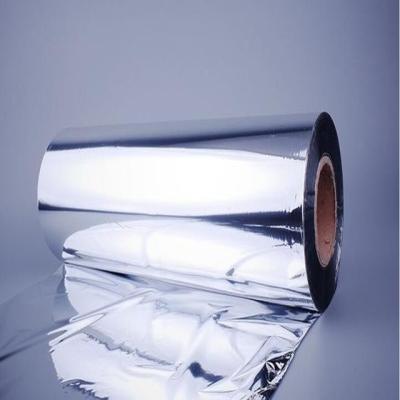 China Thermal Laminating Silver Glossy Reflective Mylar Metalized PET Film for sale