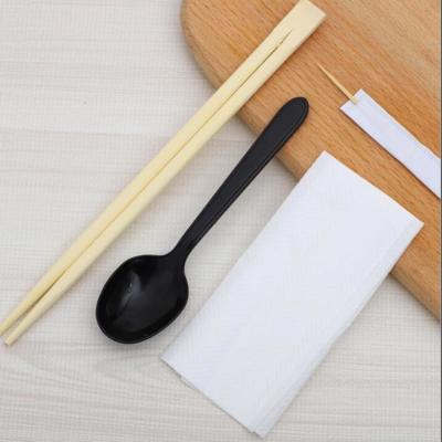 China Good Health Disposable Tableware Sets Napkin Chopsticks And Spoon for sale