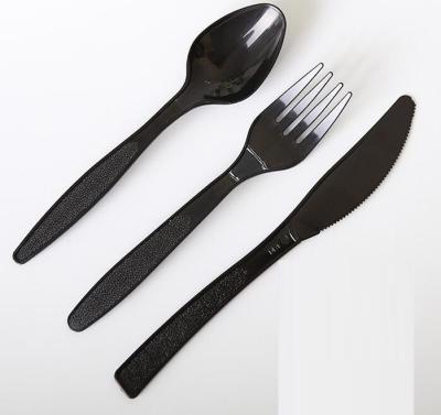 China Disposable Plastic Knife Fork Spoon Fruit Fork Birthday Cake Fork Plastic Cutlery Sets for sale