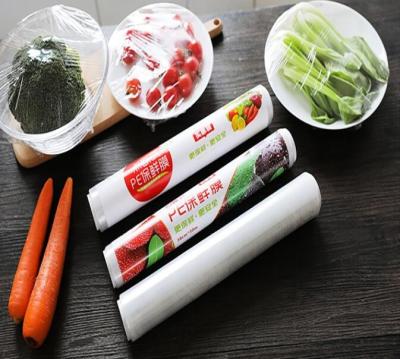 China Family Use 30cm 10m Food Wrap Film , 30cm 50m 10mic PE Cling Film for sale