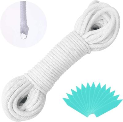 China Modern 90 Feet 1/6 Inch Self Wick Cotton Watering Rope Twine Rope For DIY Plant Automatic Watering Device for sale