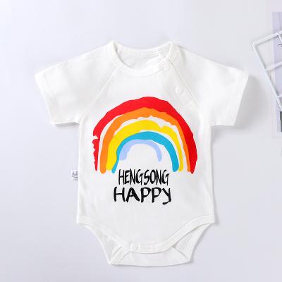 China Breathble Comfortable 0-24 Months Newborn Cotton Baby Clothes 100% Infant Baby Rompers Clothes for sale