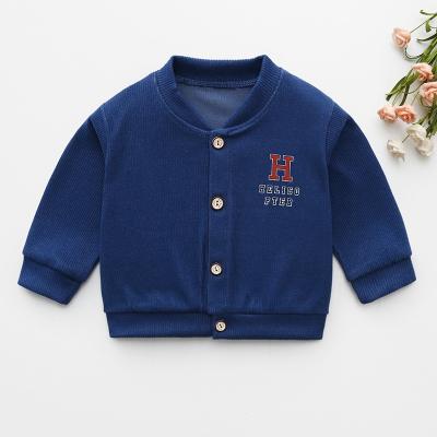 China In-Stock Anti-Shrink Items Long Sleeve Cardigan Baby Sweater Baby Boy Kids Cardigan Coat Baby Boy Clothes Clothing for sale