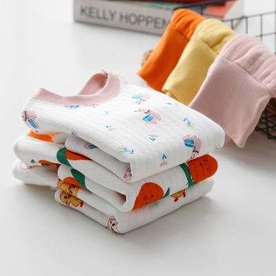 China Thermal Hot Sale Comfortable Unisex Baby Clothes Set 100% Cotton Baby Underwear Organic Baby Clothing Boys and Girls for sale