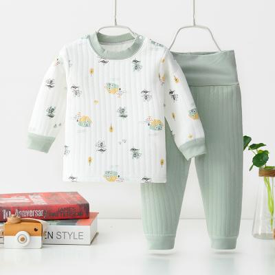 China 2021 new thermal children's thermal underwear set thick thermal clothes for boys and girls baby winter children's wear for sale