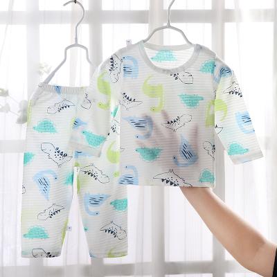 China Summer Anti-shrink Baby Clothes Baby Boy Set Pajamas Set Baby Organic Cotton Pajamas Kids Pajamas Kids Underwear Set for sale