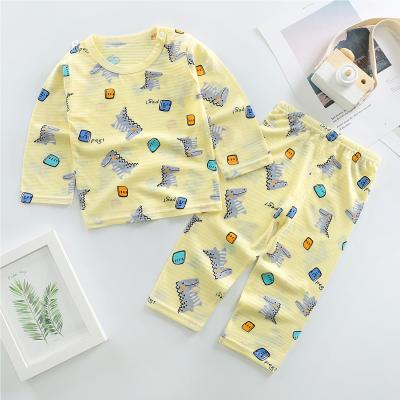 China New Fashion Baby Kids Cute Children Underwear Set Wholesale Anti Shrink Clothes Set Cartoon Boys Pajamas Cotton Kids Pajamas Set for sale