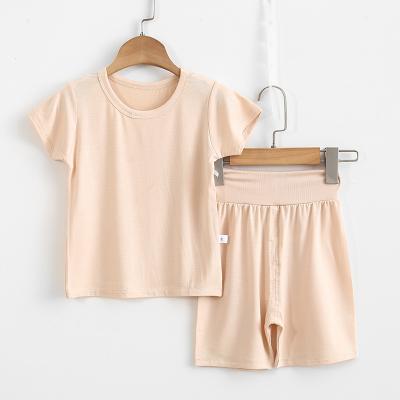 China Wholesale Anti-Shrink Baby Clothes Sets Short Sleeve T-shirt And Pants 2 Pieces Underwear Clothes Suits for sale