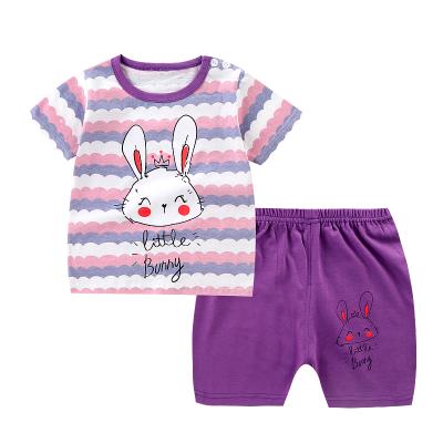 China Hot Sale Children's Breathable Clothing Boys And Girls Lightweight And Comfortable Short Sleeve Pajamas for sale