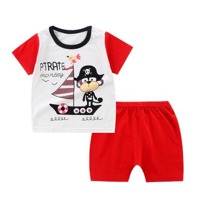 China Breathable High Quality Breathable Baby Kids Summer Factory Suit Boys And Girls Pajamas Cotton Pajamas Pajamas for sale