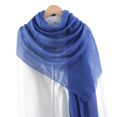 China Long Solid Color Scarf China Factory Provided Good Quality Muslim Scarf Headscarf Production High Quality And Best Price for sale