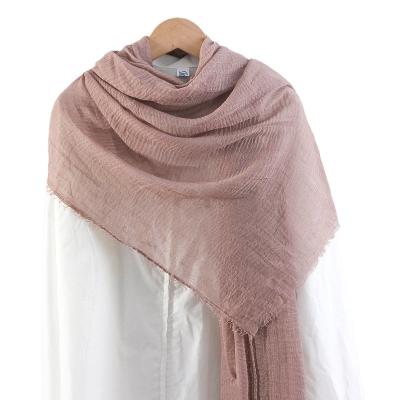 China Wholesale Muslim Inner Chiffon Scarf Shawl Women's Fashion Turkey Supplier Solid Color Long Scarf Instant Hijab Tank Top for sale