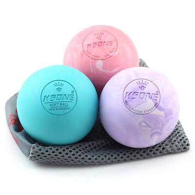 China Non-slip Solid Rubber Muscle Fascia Ball Massage Ball Yoga Camouflage Relaxation Fitness Relax Pain Relief for sale