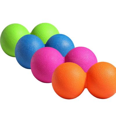 China Yoga Durable Gym Pilates Roller Fascia Ball Peanut Fitness Release TPE/Rubber Exercise Equipment Fitness Relax Balls for sale