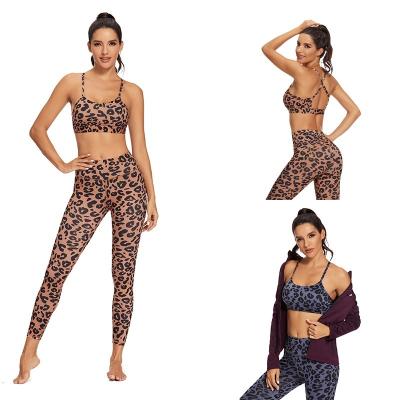 China Customizable Print Women Fitness Clothing Sport Yoga Wear Set Gym Set Gym Set Fitness and Yoga Wear for sale