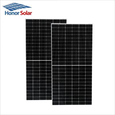 China Monocrystalline PV Mono Silicon Solar Panel Half 440 Watts Solar Panel Modules Cells With Renewable Energy for sale