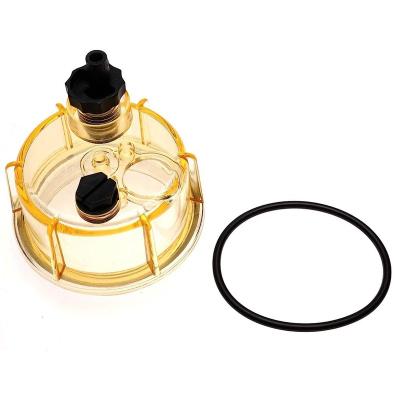 China R25T Clear Nylon Water Collection Bowl Replacement for 245R Series Assembly 2/10/30 Micron or S3213 10 Micron Fuel Filter/Water Separator for sale