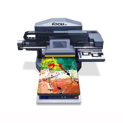 China Garment Shops Focus Top Quality Combo-jet 8 Color Flatbed Uv Printer With Double Head for sale