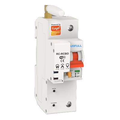 China USFULL smart wifi MCB 2 poles 100A tuya wifi remote control circuit breaker FMB7W-80T for sale