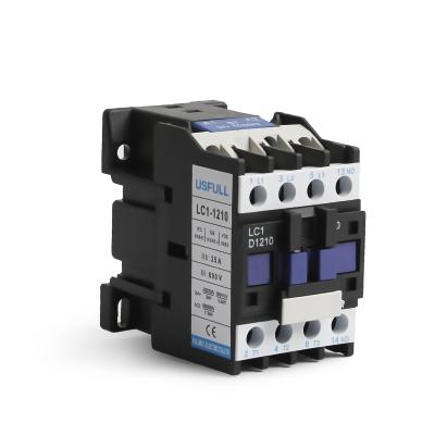 China USFULL 1 Pole Contactor LC1-DO9 10amp 110v Magnetic Contactor ISO9001 LC1-D09 for sale