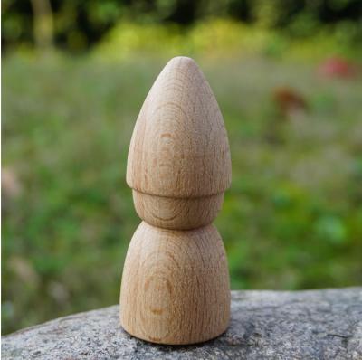 China Wholesale Natural Unpainted Beech Wood Doll From China Factory Best Selling for sale