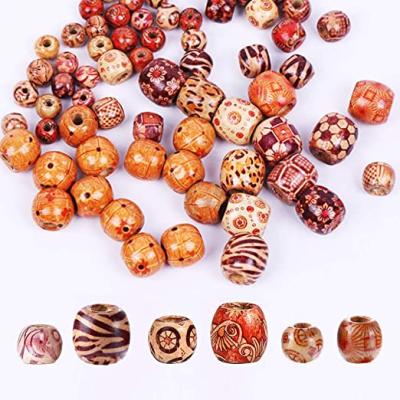 China Safe Jewelry Making Adults Matched African Bead Macrame Supplies From Log Beads for sale