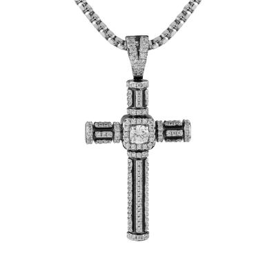 China Popular JASEN CLASSIC JEWELRY Hip Hop Cross Pendant for sale