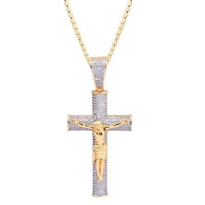 China CLASSIC JEWELRY Hip Hop Jesus Cross Pendant by JASEN for sale