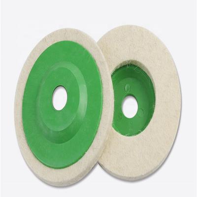 China High Efficiency China Manufacturer Supply 100% Wool Felt Buffing Buffing Wheels Disc For Steel Glass Wood Marble for sale