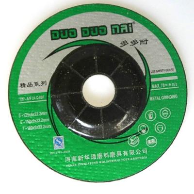 China High Efficiency Hot Selling 6 Inch 6.0mm 2.5 Angle Black Sharp Reinforced Grinding Wheels for sale