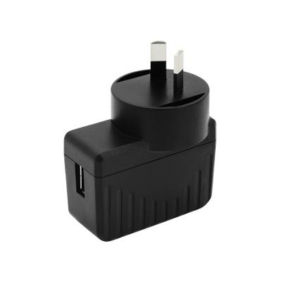 China SAA Certificate 1500mA Power Supply USB C Adapter 5V 1.5A Charger with AU Plug YSW13E35-0501500A-A for sale