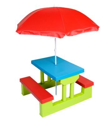 China Modern PP Material Leisure Gathering Umbrella Cartoon Love Children Outdoor Tables for sale