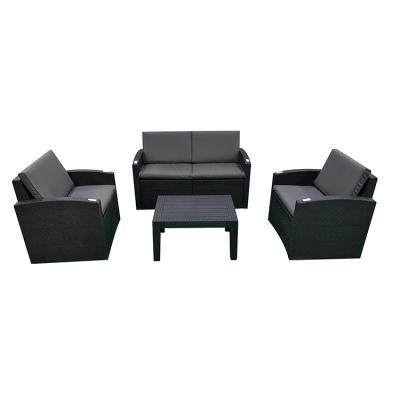 China Modern Suitable For Garden Terrace Leisure Table And Chair Set Outdoor PP Furniture for sale