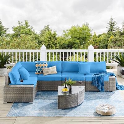 China Outdoor Furniture Sofa Sets of 6 Pieces Modern Rattan Outdoor Furniture for sale