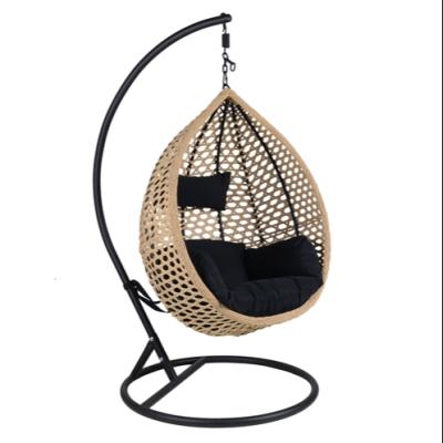 China Modern Cool And Comfortable Suitable For Balcony And Courtyard Rattan Swing Hanging Chair for sale