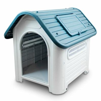 China Hot Selling Fashion PP Portable Cute Cartoon Style Indoor Plastic Kennel for sale