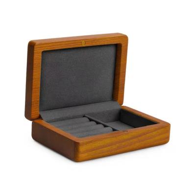 China 2022 Wooden Elegant Organizer Solid Wood Jewelry Storage Box With Insert For Ring Bangle Bracelet Jewelry Wooden Case for sale