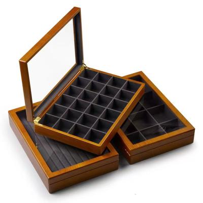 China Handmade Luxury Custom Jewelry Box Set Multifunctional Jewelry Box General Solid Wood Gift Box for sale