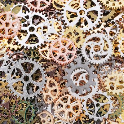 China 50pcs/bag Small Size 8-15mm Mix Punk Gear Mechanical Steampunk Cogs And Gears Diy Accessories U010 for sale