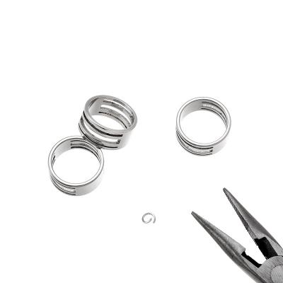 China Stainless Steel Ring Jewelry Making Tools For DIY Jump Ring Close Or Open Jewelry Tool for sale