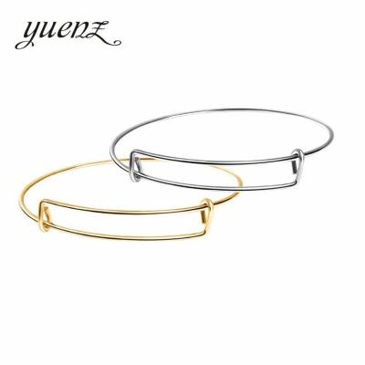 China TRENDY Expandable Bracelet DIY Fashion Jewelry Making Blank Bracelet Women Adjustable Wire Bracelet V104 for sale